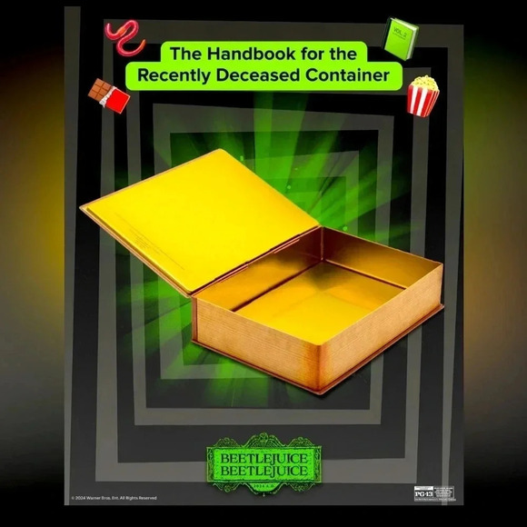 COPY - Beetlejuice Beetlejuice - Handbook for the Recently Deceased Popcorn Buc… - Picture 3 of 15